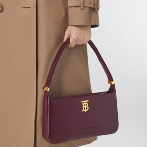 BURBERRY Leather Tb Shoulder Bag