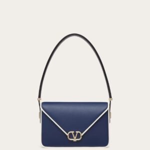 VALENTINO GARAVANI  Leather Letter Shoulder Bag